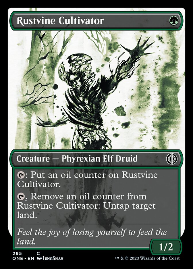 Rustvine Cultivator (Showcase Ichor) [Phyrexia: All Will Be One] | Arkham Games and Comics