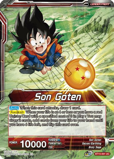 Son Goten // SS Son Goten, Kamehameha Miracle (BT15-001) [Saiyan Showdown Prerelease Promos] | Arkham Games and Comics