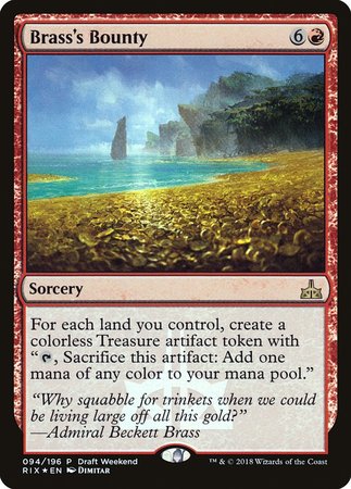 Brass's Bounty [Rivals of Ixalan Promos] | Arkham Games and Comics