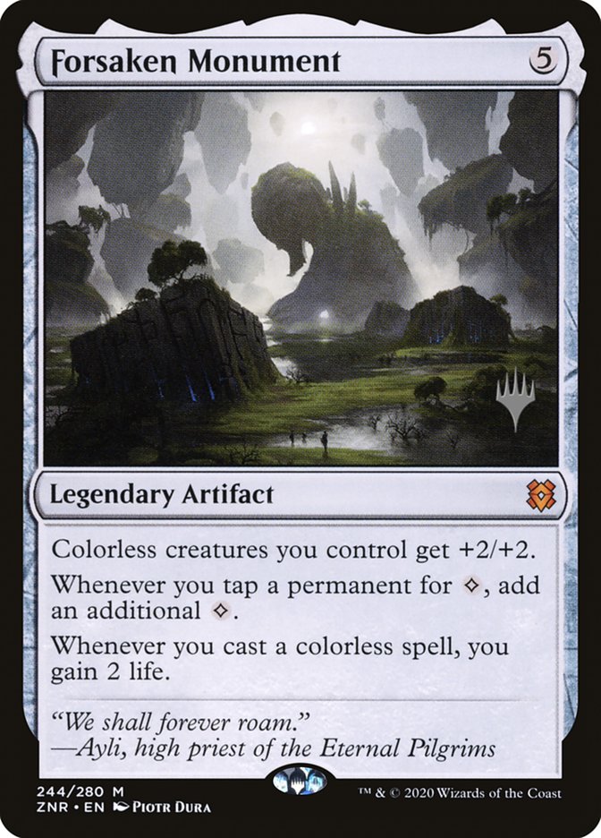 Forsaken Monument (Promo Pack) [Zendikar Rising Promos] | Arkham Games and Comics