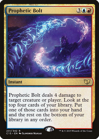 Prophetic Bolt [Commander 2015] | Arkham Games and Comics