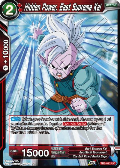 Hidden Power, East Supreme Kai (Reprint) (TB2-012) [Battle Evolution Booster] | Arkham Games and Comics