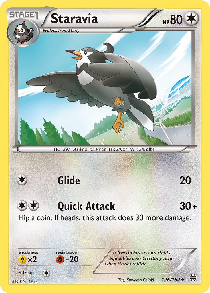 Staravia (126/162) [XY: BREAKthrough] | Arkham Games and Comics