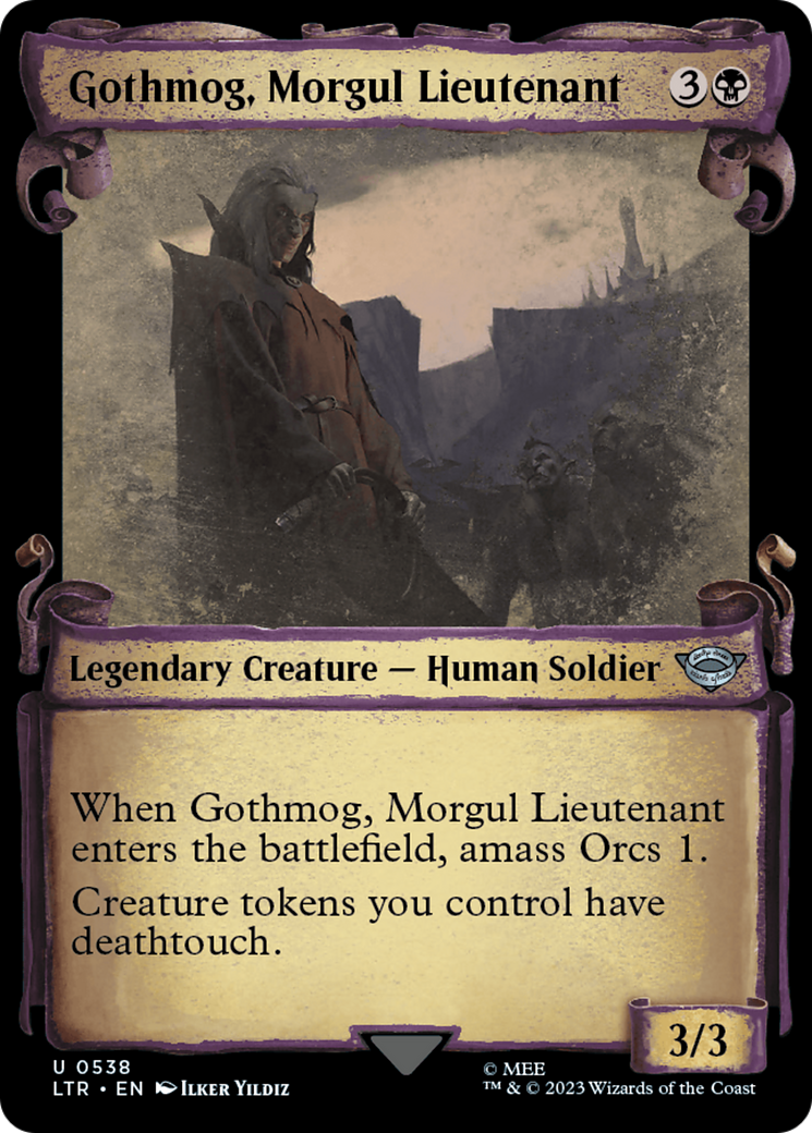 Gothmog, Morgul Lieutenant [The Lord of the Rings: Tales of Middle-Earth Showcase Scrolls] | Arkham Games and Comics