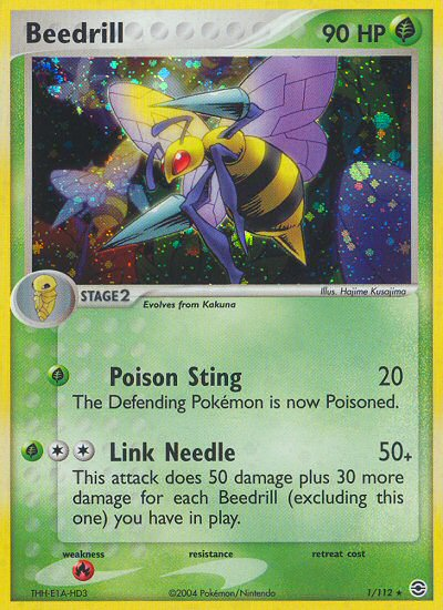 Beedrill (1/112) [EX: FireRed & LeafGreen] | Arkham Games and Comics