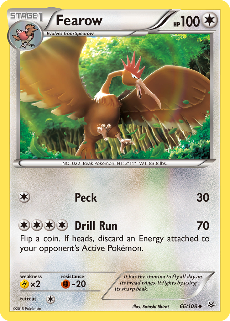 Fearow (66/108) [XY: Roaring Skies] | Arkham Games and Comics