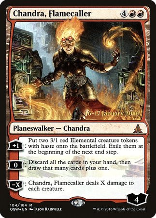 Chandra, Flamecaller [Oath of the Gatewatch Promos] | Arkham Games and Comics