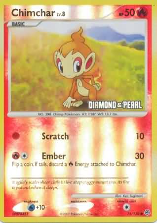 Chimchar (76/130) [Burger King Promos: 2008 Collection] | Arkham Games and Comics