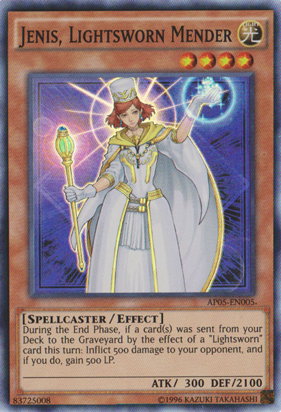 Jenis, Lightsworn Mender [AP05-EN005] Super Rare | Arkham Games and Comics