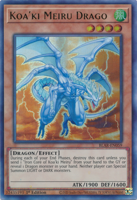 Koa'ki Meiru Drago [BLAR-EN059] Ultra Rare | Arkham Games and Comics