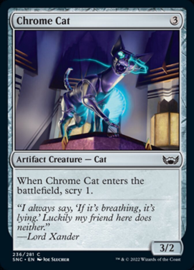 Chrome Cat [Streets of New Capenna] | Arkham Games and Comics