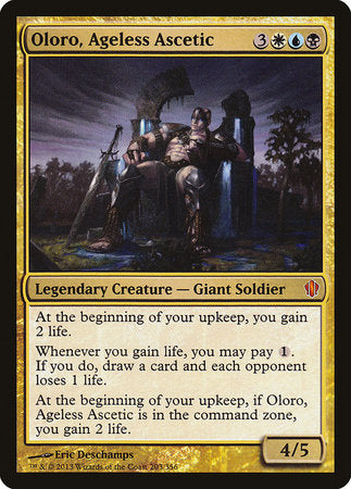 Oloro, Ageless Ascetic [Commander 2013] | Arkham Games and Comics