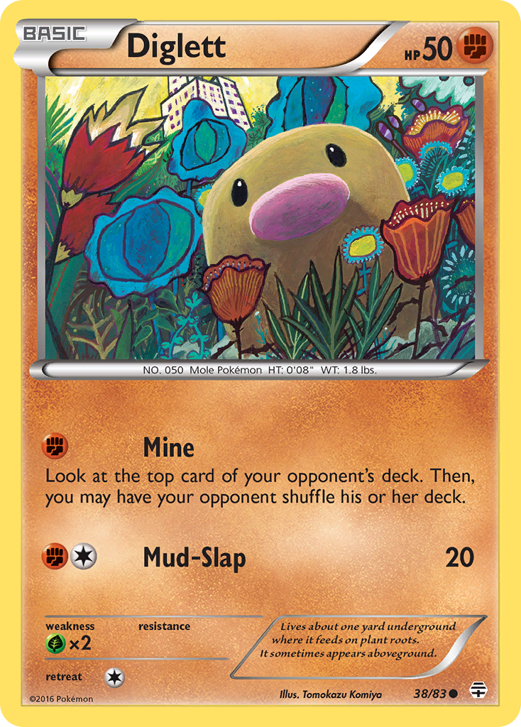 Diglett (38/83) [XY: Generations] | Arkham Games and Comics