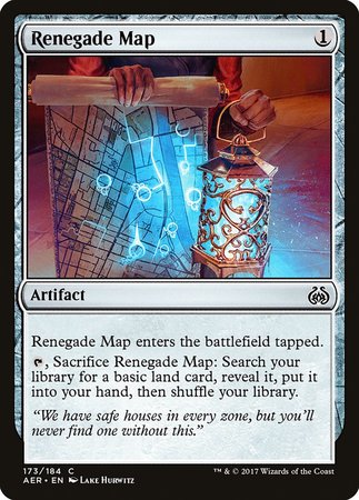 Renegade Map [Aether Revolt] | Arkham Games and Comics