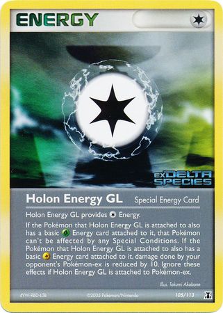 Holon Energy GL (105/113) (Stamped) [EX: Delta Species] | Arkham Games and Comics