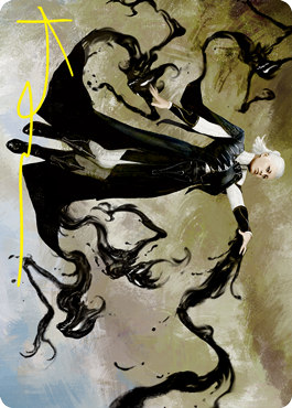 Shadewing Laureate Art Card (Gold-Stamped Signature) [Strixhaven: School of Mages Art Series] | Arkham Games and Comics