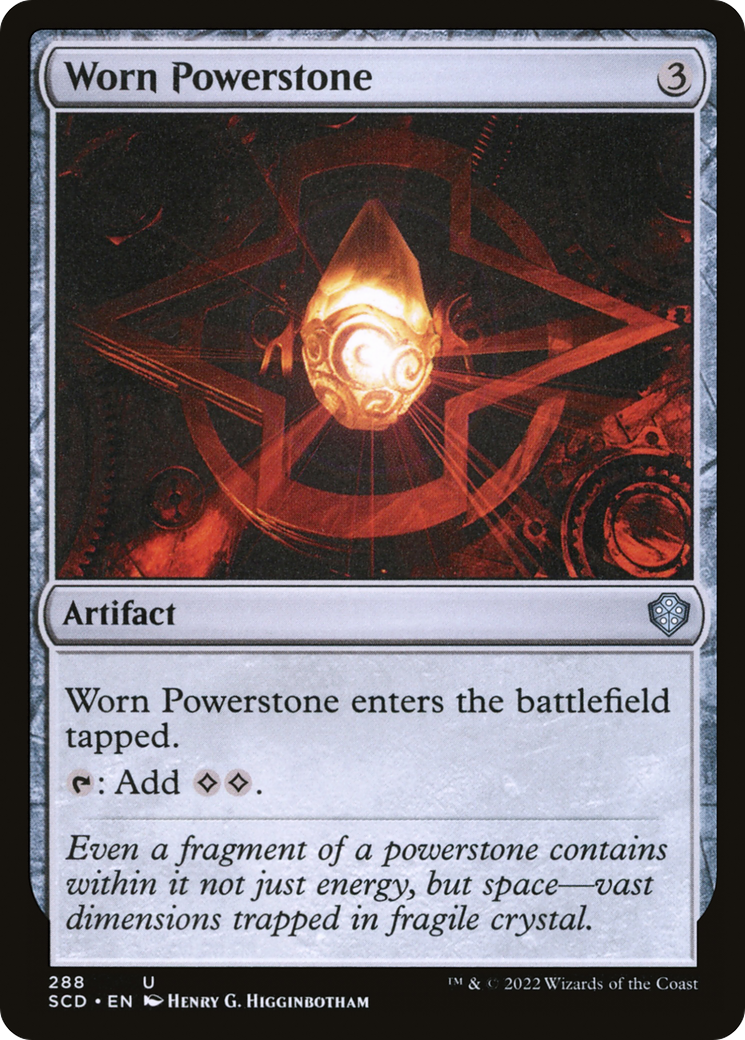 Worn Powerstone [Starter Commander Decks] | Arkham Games and Comics