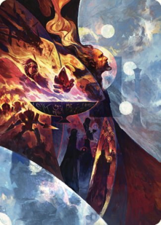 Urza's Command Art Card [The Brothers' War Art Series] | Arkham Games and Comics