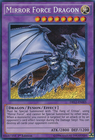 Mirror Force Dragon [DRL2-EN005] Secret Rare | Arkham Games and Comics