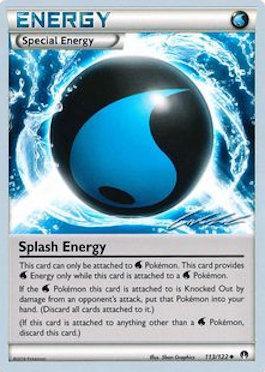 Splash Energy (113/122) (Ninja Blitz - Cody Walinski) [World Championships 2016] | Arkham Games and Comics