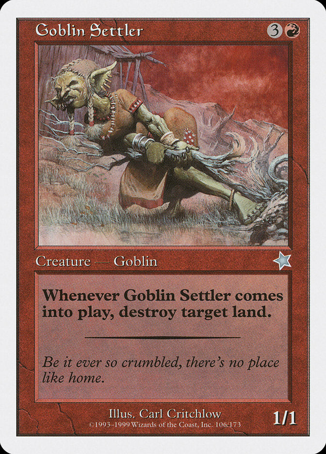 Goblin Settler [Starter 1999] | Arkham Games and Comics