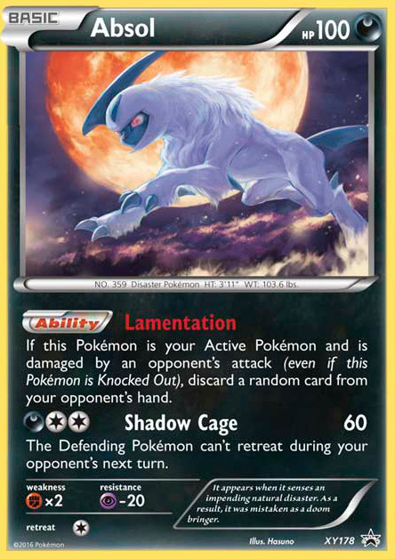 Absol (XY178) [XY: Black Star Promos] | Arkham Games and Comics