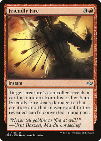 Friendly Fire [Fate Reforged] | Arkham Games and Comics