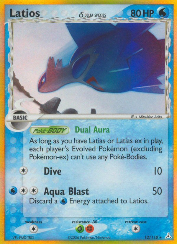 Latios (12/110) (Delta Species) [EX: Holon Phantoms] | Arkham Games and Comics