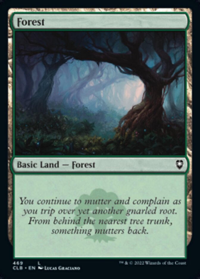 Forest (469) [Commander Legends: Battle for Baldur's Gate] | Arkham Games and Comics