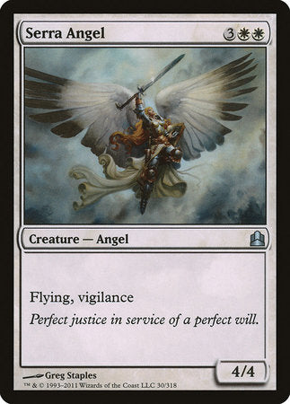 Serra Angel [Commander 2011] | Arkham Games and Comics