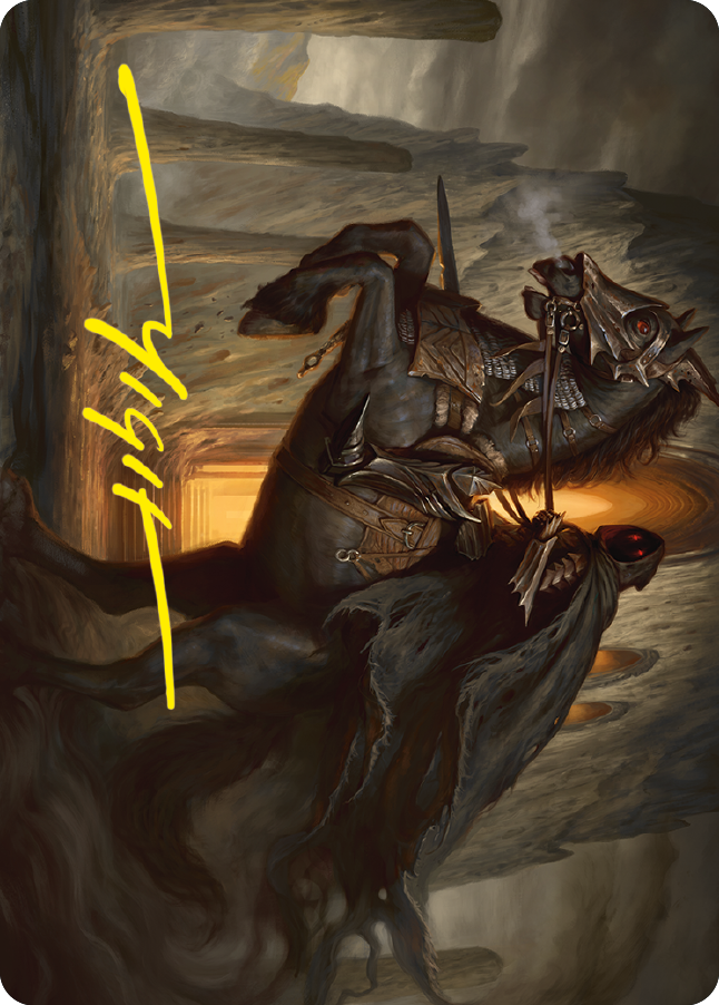 Nazgul Art Card (Gold-Stamped Signature) [The Lord of the Rings: Tales of Middle-earth Art Series] | Arkham Games and Comics