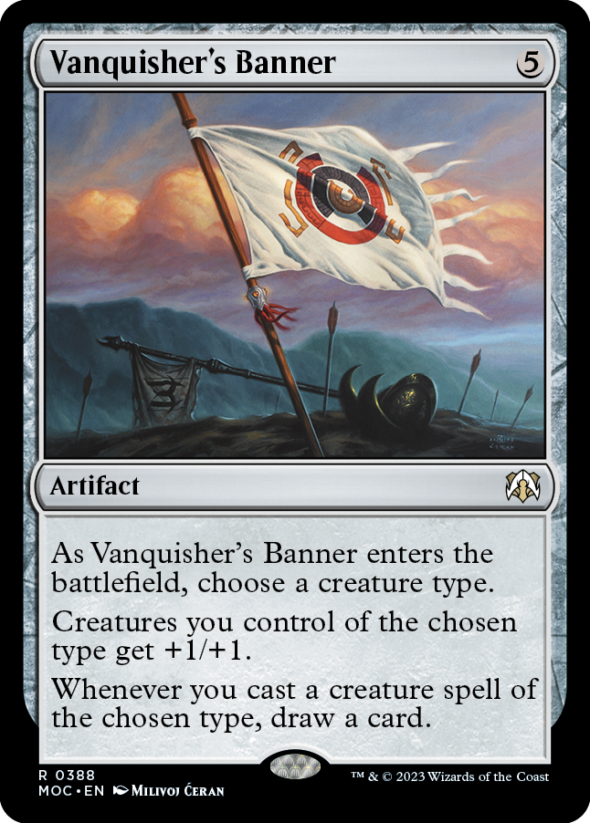 Vanquisher's Banner [March of the Machine Commander] | Arkham Games and Comics