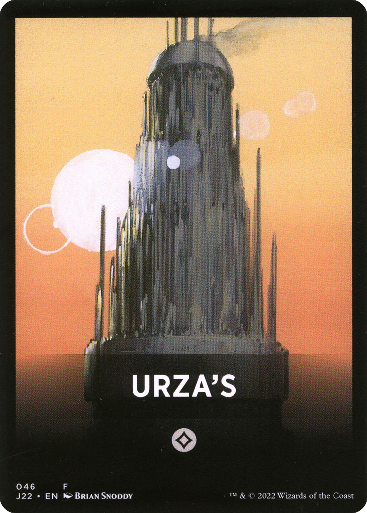 Urza's Theme Card [Jumpstart 2022 Front Cards] | Arkham Games and Comics