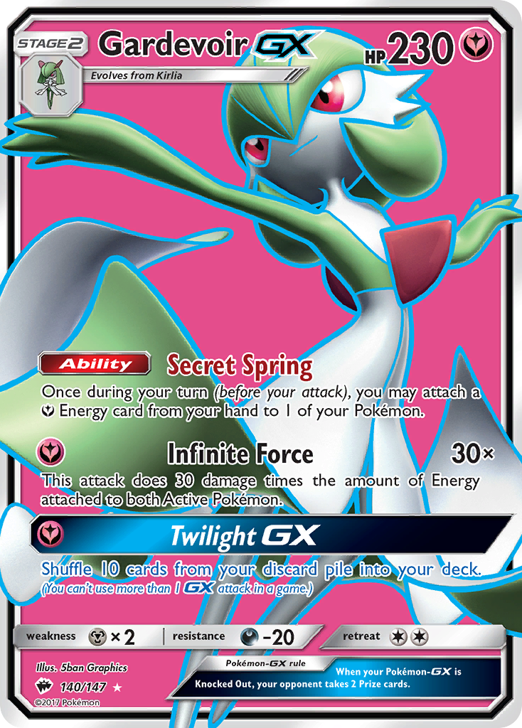 Gardevoir GX (140/147) [Sun & Moon: Burning Shadows] | Arkham Games and Comics