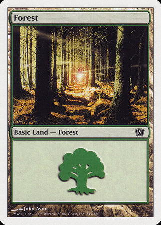 Forest (347) [Eighth Edition] | Arkham Games and Comics