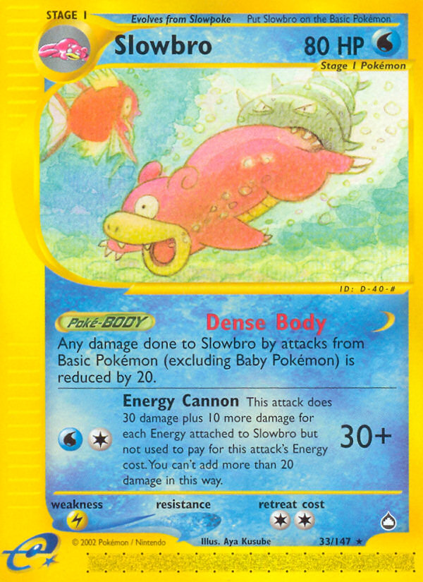 Slowbro (33/147) [Aquapolis] | Arkham Games and Comics