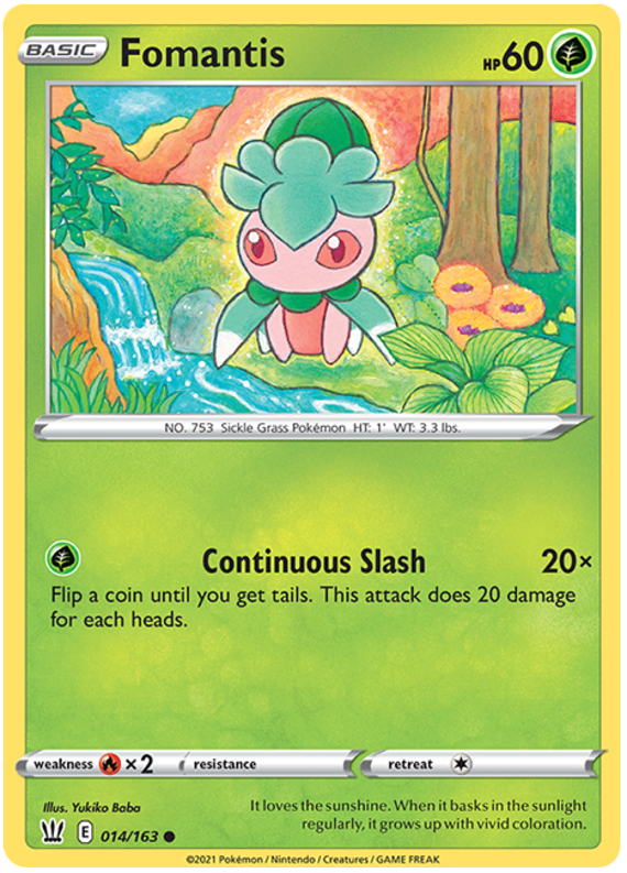 Fomantis (014/163) [Sword & Shield: Battle Styles] | Arkham Games and Comics