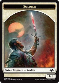 Soldier (004) // Construct (017) Double-sided Token [Modern Horizons Tokens] | Arkham Games and Comics