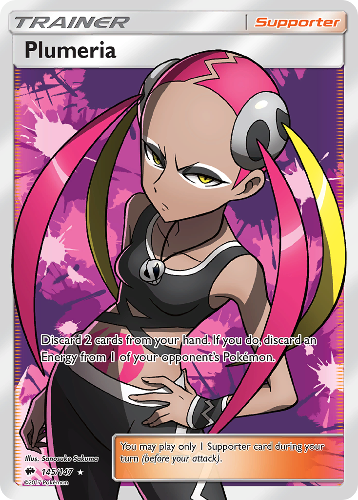 Plumeria (145/147) [Sun & Moon: Burning Shadows] | Arkham Games and Comics