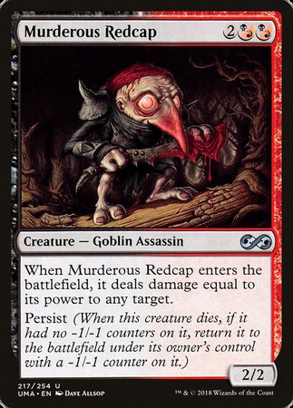 Murderous Redcap [Ultimate Masters] | Arkham Games and Comics