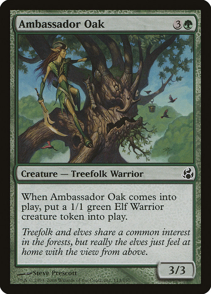 Ambassador Oak (Oversized) [Oversize Cards] | Arkham Games and Comics