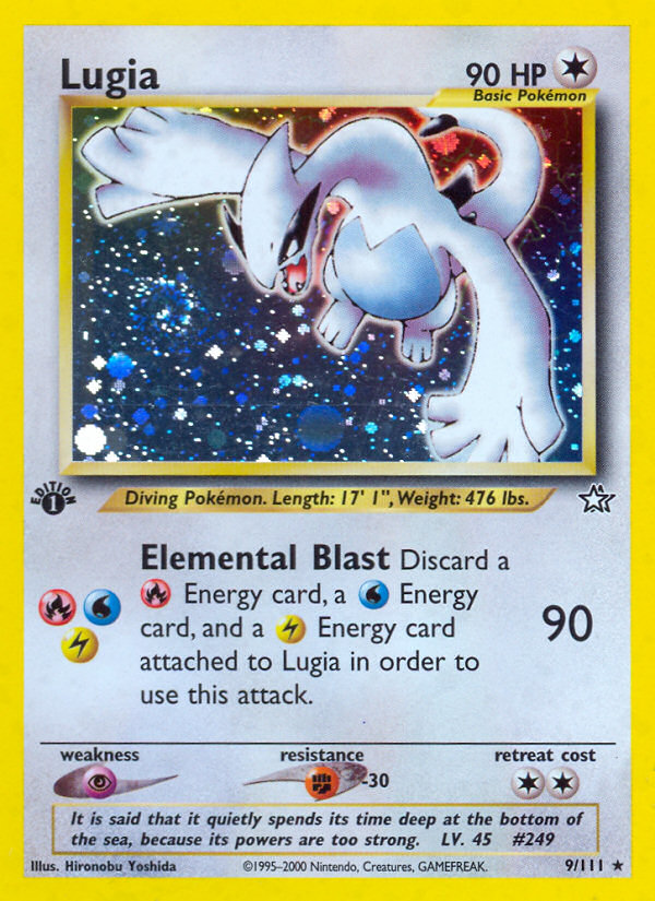 Lugia (9/111) [Neo Genesis 1st Edition] | Arkham Games and Comics