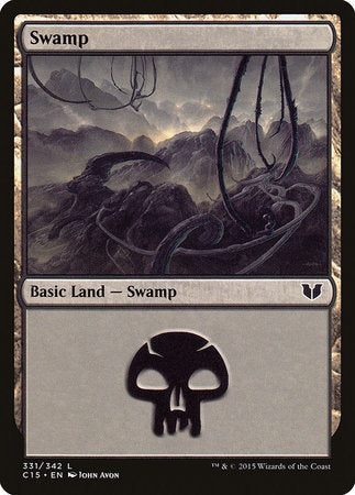 Swamp (331) [Commander 2015] | Arkham Games and Comics