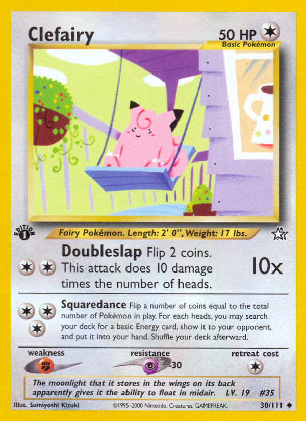 Clefairy (30/111) [Neo Genesis 1st Edition] | Arkham Games and Comics