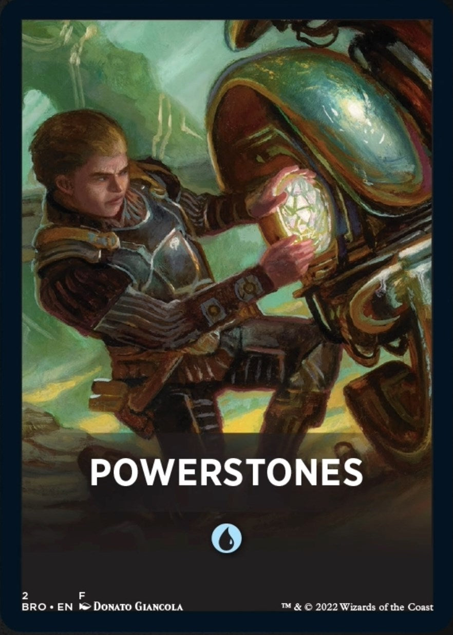 Powerstones Theme Card [The Brothers' War Tokens] | Arkham Games and Comics