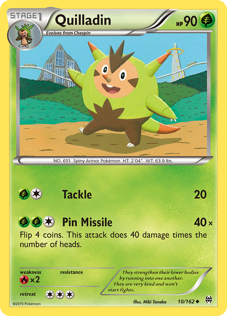 Quilladin (10/162) [XY: BREAKthrough] | Arkham Games and Comics