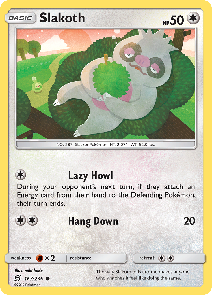 Slakoth (167/236) [Sun & Moon: Unified Minds] | Arkham Games and Comics