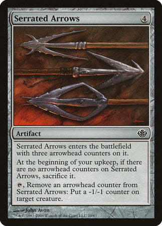 Serrated Arrows [Duel Decks: Garruk vs. Liliana] | Arkham Games and Comics