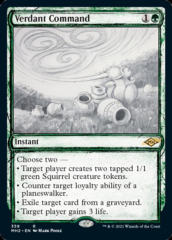 Verdant Command (Sketch) [Modern Horizons 2] | Arkham Games and Comics