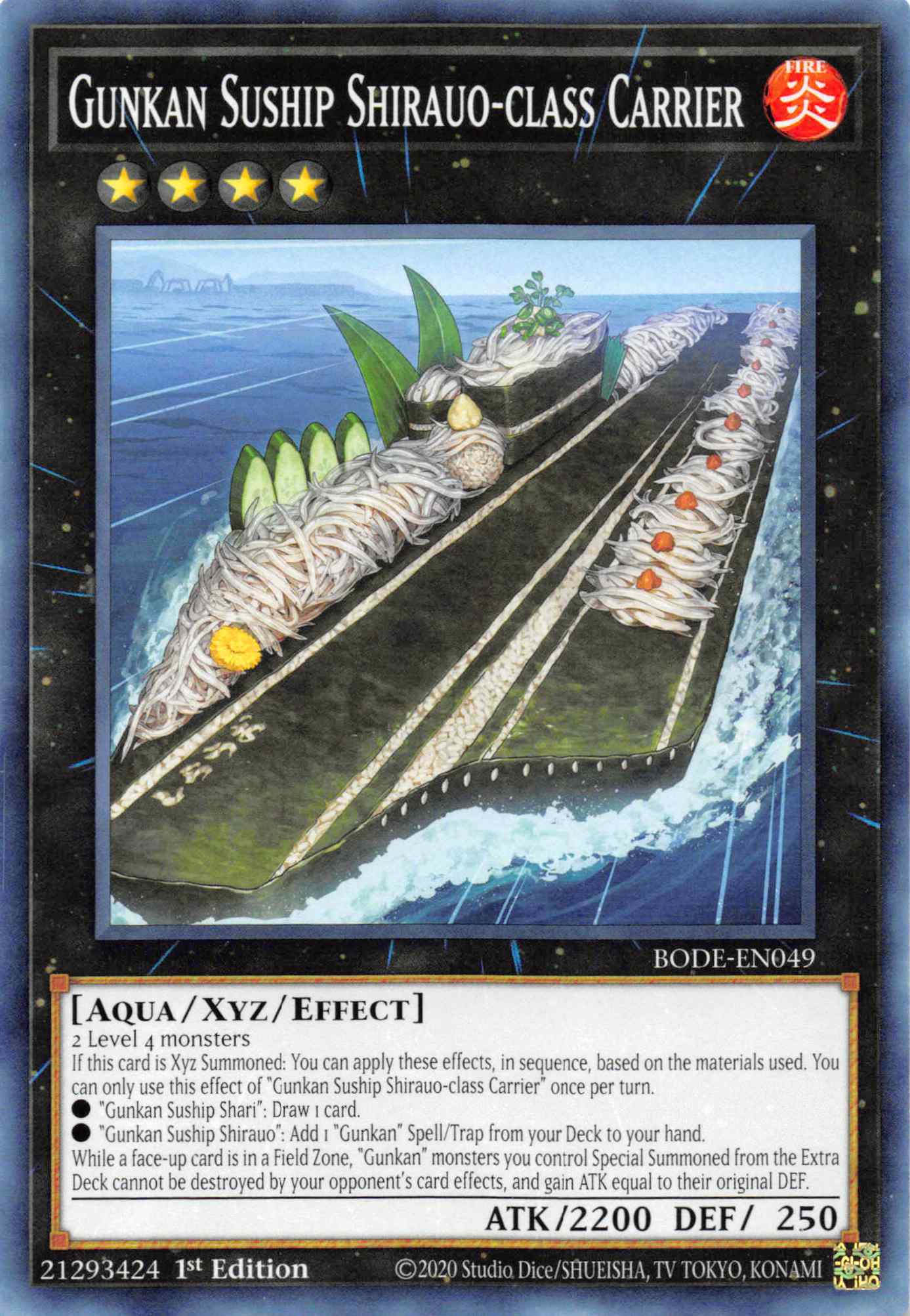 Gunkan Suship Shirauo-class Carrier [BODE-EN049] Common | Arkham Games and Comics